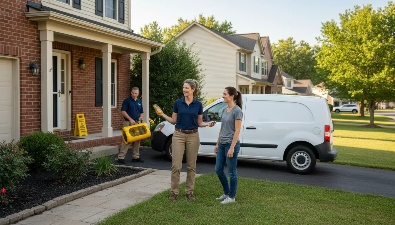Water restoration image for Fire And Smoke Damage Restoration in Danville, KS
